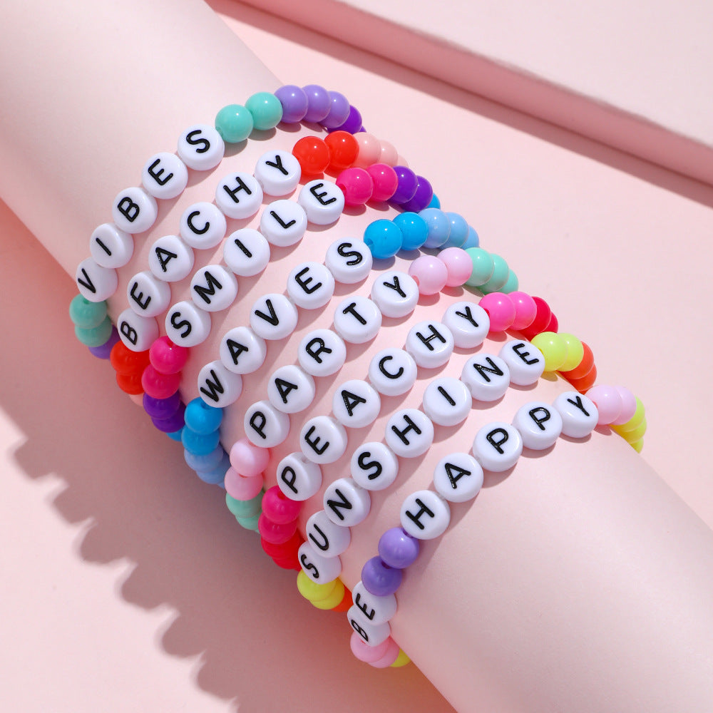 Acrylic Beaded Bracelets – Kyla May Designs